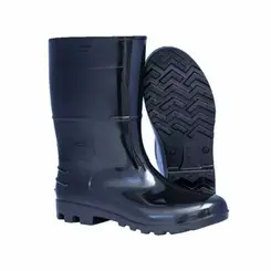 Bota de PVC Cano Médio Preta Safety Boots CA 42149 Kadesh