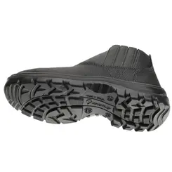 Botina Elastico Bico Plastico Couro Relax Preto 10Vb48Bp Vulcaflex Ca 43377