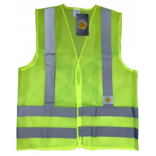 Colete Amarelo Fluorescente S/ Bolso Super Safety