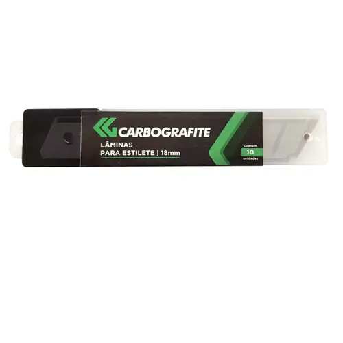Lâmina Para Estiletes Carbografite18mm (10 Unidades)