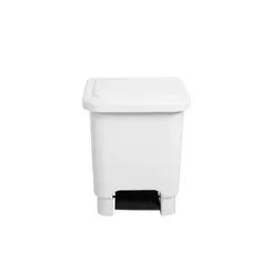 Lixeira com Pedal Branca de 15L