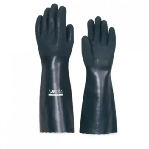 Luva de PVC forrada 46 cm palma áspera CA 37127 Volk