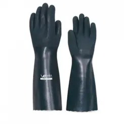 Luva de PVC forrada 46 cm palma áspera CA 37127 Volk
