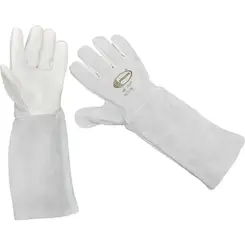 Luva Mista Raspa e Vaqueta modelo Petroleira punho 20cm CA 36844 Procipa