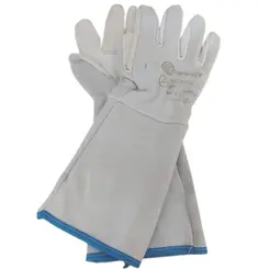 Luva Mista Raspa e Vaqueta modelo Petroleira punho 20cm CA 36998 Singular EPI