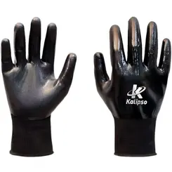 Luva NBR PRO Banho Total Nitrilico Preta Kalipso CA 50278