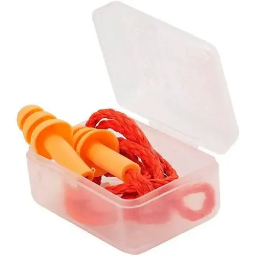 Protetor Auricular Plug em Silicone com cordão 15db CA 19578