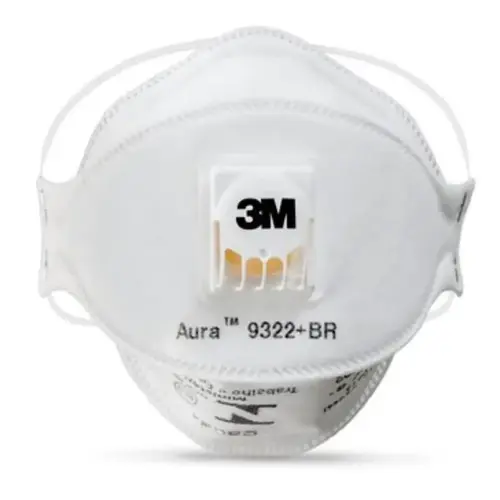 Respirador Descartável 3M Aura 9322+BR - Branco CA 30594