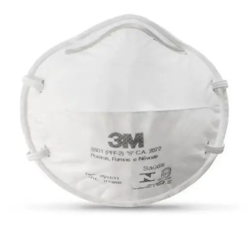 Respirador Descartável 3M Tipo Concha 8801  PFF-2 CA 2072