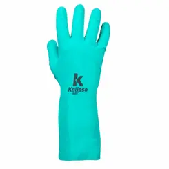 Luva Nitrílica Verde sem Forro KA-05 Kalipso CA 32498