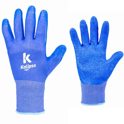 Luva Kalipso Blue Flex com banho Latex CA 39668