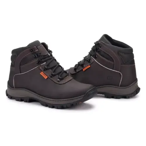 Bota Segurança Adventure EPI CA Gogowear 100% Couro ref Otan cor Café Solado Costurado e Colado CA 43.770