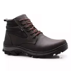 Bota Segurança Adventure EPI CA Gogowear 100% Couro ref Picker cor Café Solado Costurado e Colado CA 43.770