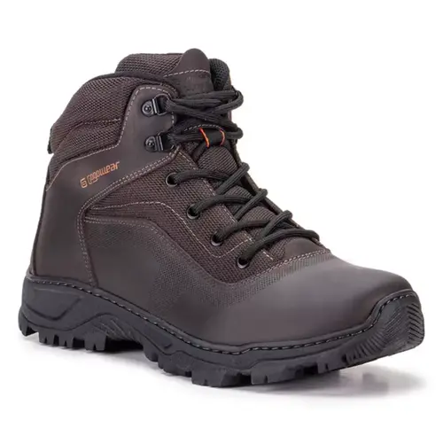 Bota Segurança Adventure EPI Gogowear 100% Couro ref Seixo cor Café Solado Costurado e Colado CA 43.770