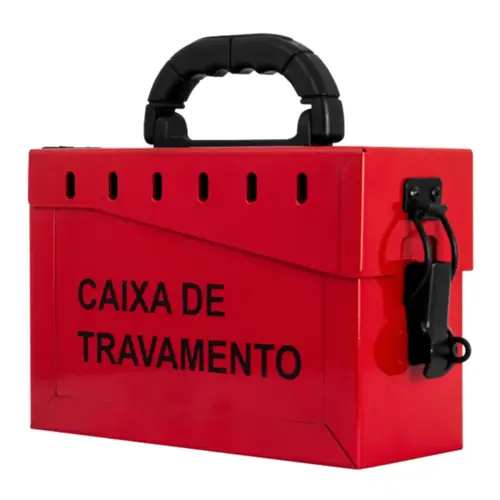 Caixa De Bloqueio em Aço para 13 Cadeados