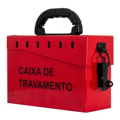 Caixa De Bloqueio em Aço para 13 Cadeados