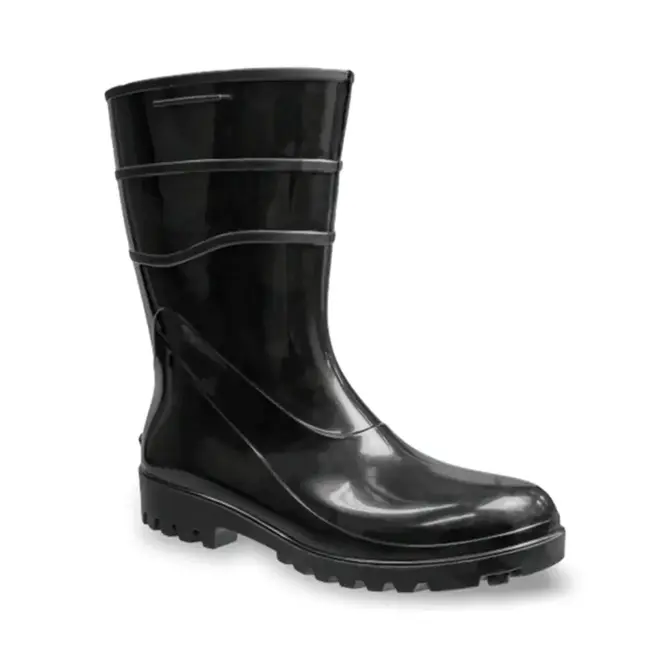 Bota de PVC Work Cano Médio Cor Preta Comprimento 28 cm CA 36025 INNPRO