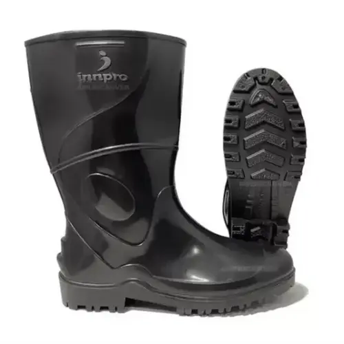 Bota de PVC Work Cano Médio Cor Preta Comprimento 28 cm CA 36025 INNPRO