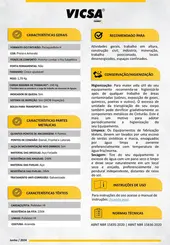 Cinto Paraquedista Anti-Chama com 4 pontos de Ancoragem + Espaco Confinado VIC 20829 CA 36792 Vicsa