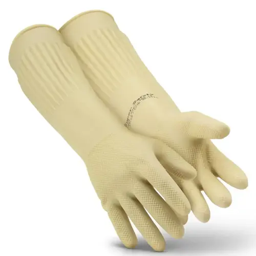 Luva Super Latex Ranhurada longa 40cm Super Safety CA 37158
