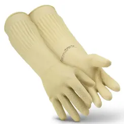 Luva Super Latex Ranhurada longa 40cm Super Safety CA 37158