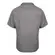Camisa em Brim Cinza Gola Italiana Manga Curta - Uniforme Profissional