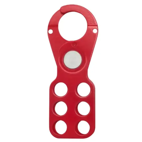 Garra de Bloqueio em aço Vermelho sem revestimento isolante 38mm