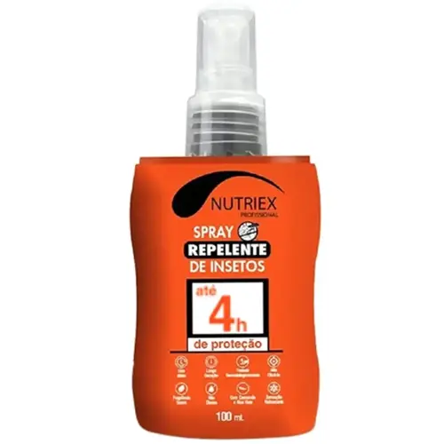Repelente de Insetos Spray Nutriex Até 4 Horas 100ml