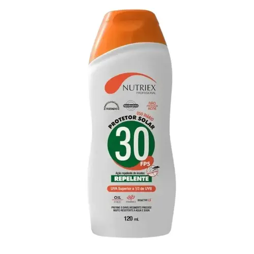 Creme Protetor Solar FPS 30 com Repelente 120gr Nutriex
