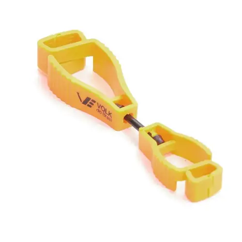 Clip Prendedor de Luvas Amarelo Volk